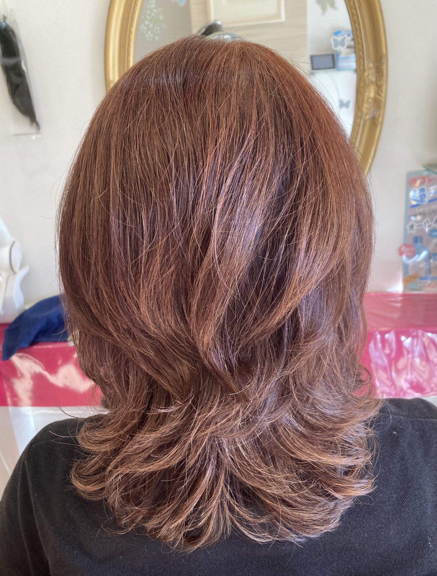 ノンジアミンカラーでグレイヘアもオシャレに変化